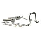 Bulgin Components PLC-KT0009 Accesorios del conector Connector Accessories Retaining Clip Straight Stainless Steel Nickel Bulk