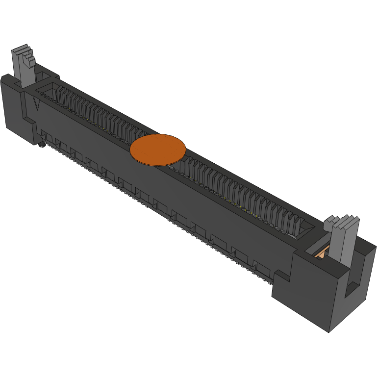 Samtec-HSEC8-149-01-L-DV-A-BL-K Estremità scheda connettore Conn Card Edge SKT 98 POS 0.8mm Solder ST SMD Tray