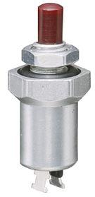 Grayhill-39-352 BLK Switch Push Button Switch Push Button N.C. SPST Round Plunger 0.25A 220VAC Momentary Panel Mount Solder Lug