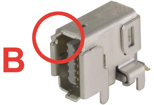 HARTING-09452819000 Interfaz de conector Conn Interface RCP 10 POS 0.5mm Solder RA Thru-Hole 10 Terminal 1 Port T/R