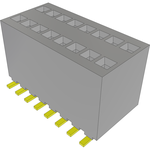 Conn Socket Strip SKT 16 POS 1.27mm Solder ST SMD Tube