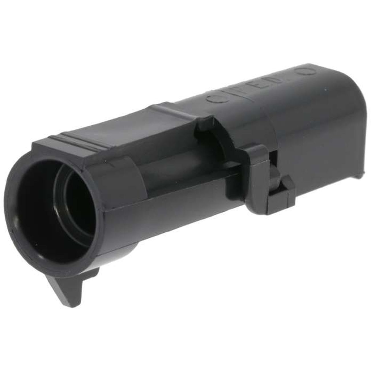 Delphi-12010996 Custodia filo connettore dedicato Conn Housing PL 1 POS Crimp RA Cable Mount Black