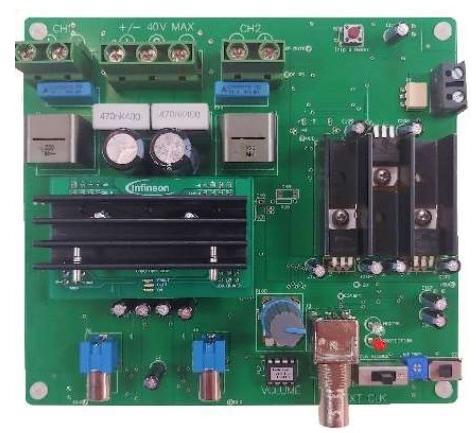 Infineon Technologies AG-EVALMA5302MS200WX2TOBO1 Integrierte Verstärkerschaltung, Entwicklungsplatinen und -kits MA5302MS Audio Amplifier Evaluation Board