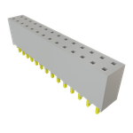 Conn Socket Strip SKT 28 POS 2.54mm Solder ST Top Entry Thru-Hole Bulk