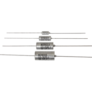 Vishay-M39003/03-0426/TR Condensateur au tantale massif Cap Tant Solid 220uF 10V 20% (7.34 X 17.42mm) Axial (0.001%FR) 125°C T/R