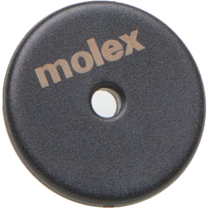 Molex-0135130001 Button RFID Tag, 24.9mm Read Range, 22.00mm Diameter Footprint, For Metal Surfaces