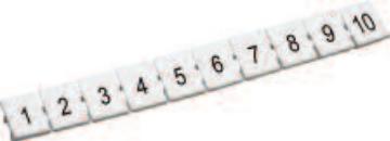 Altech Corporation-MT6/H-1-10 Accesorios del conector Connector Accessories Horizontal Marking Tag