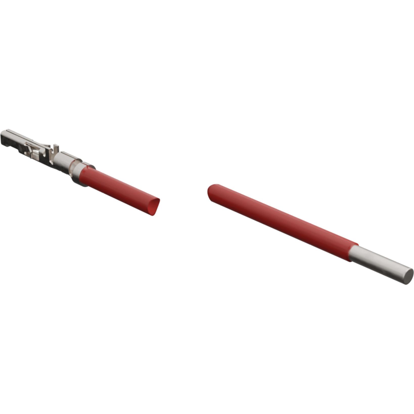 Molex-2147612113 Andere Kabelbaugruppen Cable Assembly UL 10002 0.225m 20AWG Crimp Terminal 1 POS F Crimp Bag