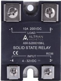 Altran Magnetics, Inc-ASR-SJ60D50W-L Relè a stato solido Relay SSR 32mA 32V DC-IN 50A 48V DC-OUT 4-Pin Bulk