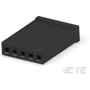 TE Connectivity-1-87175-2 分立接线罩连接器 Conn Housing RCP 5 POS 2.54mm Crimp ST Cable Mount Black Package