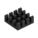 Heat Sink Passive BGA Straight Adhesive 29.5°C/W Black Anodized