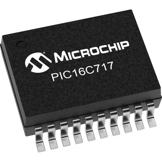 Microchip Technology-PIC16C717-I/SS Microcontrollers - MCUs MCU 8-bit PIC RISC 3.5KB EPROM 5V 20-Pin SSOP Tube