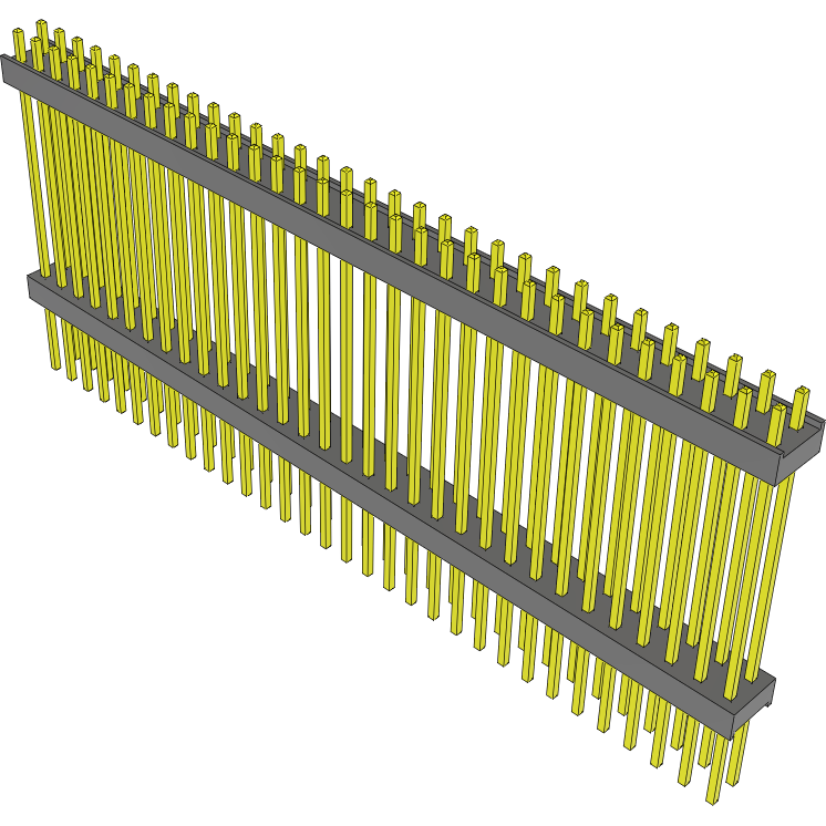 Samtec-EW-32-14-S-D-1000 Connector Headers and PCB Receptacles Conn Board Stacker HDR 64 POS 2.54mm Solder ST Top Entry Thru-Hole Bulk