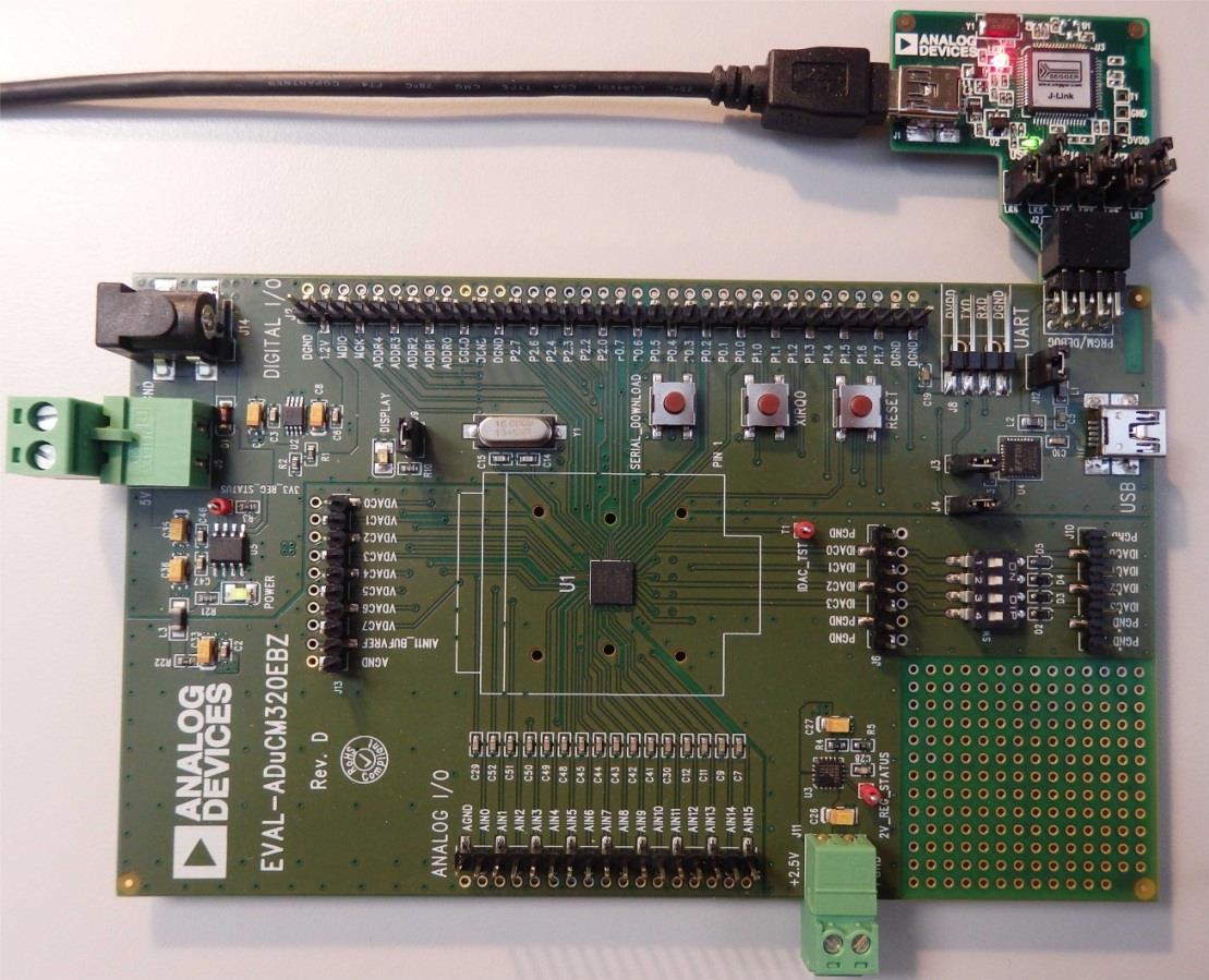 Analog Devices-EV-ADUCM320QSPZ Embedded System Development Boards and Kits ADUCM320 Microcontroller Evaluation Board Flash