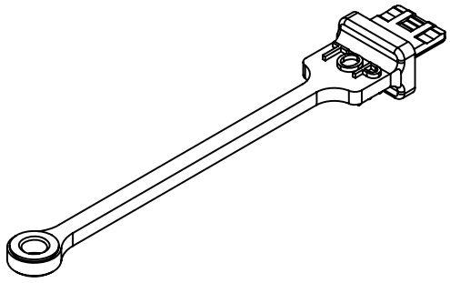 Amphenol Communications Solutions-MUSB2E151015BP Accesorios del conector Connector Accessories Dust Cover Straight Silicone Rubber
