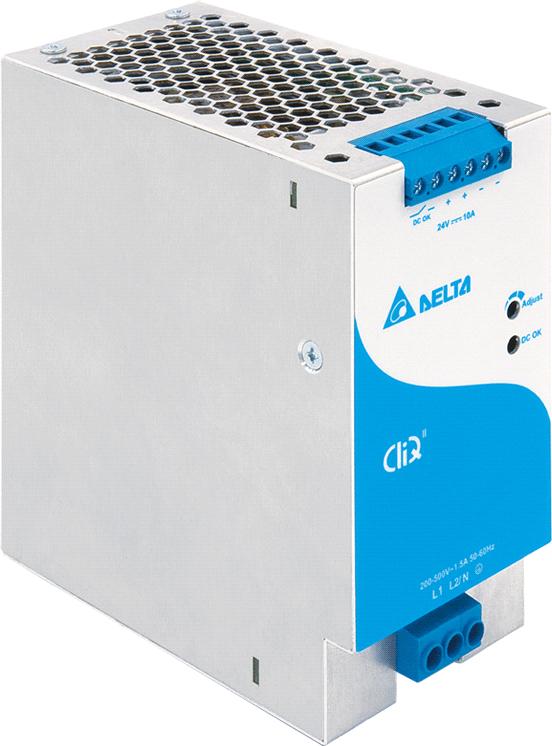 Delta Electronics-DRP-24V240W2BN AC-DC-Spannungsversorgung AC/DC Power Supply Single-OUT 24V 10A 240W 9-Pin Carton