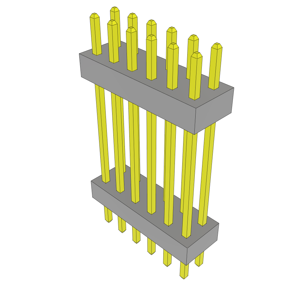 Samtec-TW-06-08-G-D-580-125 Steckverbinderleisten und Leiterplattenbuchsen Conn Board Stacker HDR 12 POS 2mm Solder ST Top Entry Thru-Hole Bulk