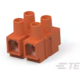 TE Connectivity-1986469-2 Steckverbinder, Klemmenblöcke Conn Barrier Strip 4 POS 14.5mm Screw Panel Mount 65A/Contact Box