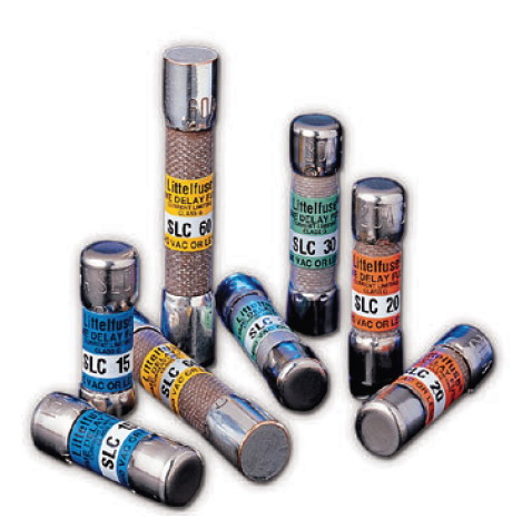 Littelfuse-0SLC015.T Fusibles Fuse Class RK1 Slow Blow Acting 15A 600V Holder Cartridge 10.3 X 33.3mm CSA/QPL/UL