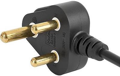 SCHURTER-6051.2078 Cable Assembly AC Power Cable Assembly Power Cord 1.5m 18AWG Power 3 POS RCP-PL