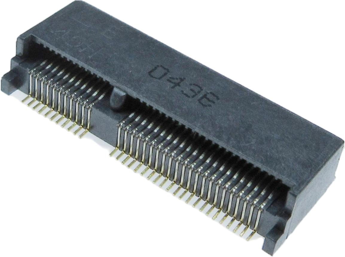 ADAM TECH-M2-A1-67-R-SMT-2.15-KE-T/R Raccordement de bord de carte Connector Gen3, 67Pin, E Key, Height 2.15M