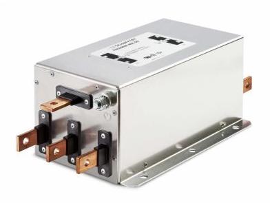 Schaffner-FN3280H-80-35 Filtres d'alimentation Power Line Filter 3-Phase 0Hz to 60Hz 80A 520VAC Terminal Block Chassis Mount Medical