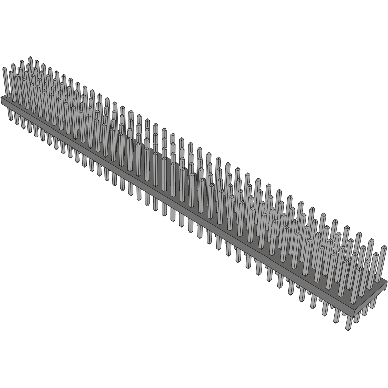 Samtec-MTMM-140-07-T-Q-250 Cabezales del conector y receptáculos PCB Conn Unshrouded Header HDR 160 POS 2mm Solder ST Top Entry Thru-Hole Bulk