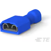 TE Connectivity-3-350819-2 Connector Terminals Quick Disconnect Terminal 14-16AWG Brass Blue F 21.75mm Tin Reel/Strip