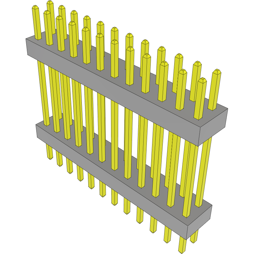 Samtec-TW-12-08-G-D-540-140 Steckverbinderleisten und Leiterplattenbuchsen Conn Board Stacker HDR 24 POS 2mm Solder ST Top Entry Thru-Hole Bulk