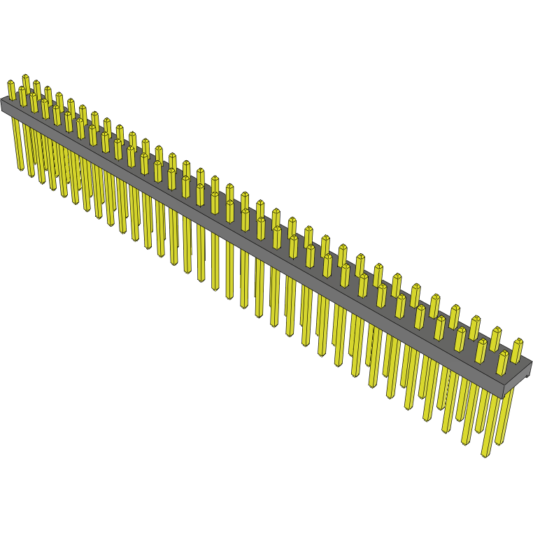 Samtec-MTMM-133-07-L-D-090 Steckverbinderleisten und Leiterplattenbuchsen Conn Unshrouded Header HDR 66 POS 2mm Solder ST Top Entry Thru-Hole Bulk