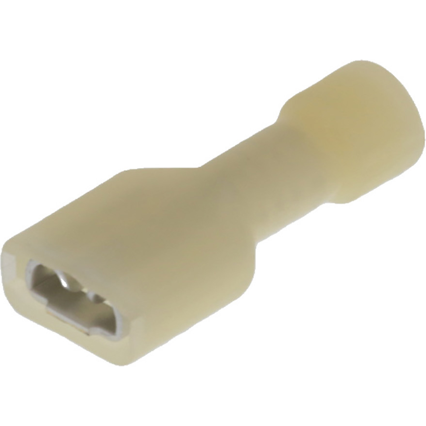 Molex-19003-0064 Connector Terminals Quick Disconnect Terminal 24-26AWG Brass Yellow F 19.81mm Electro Tin InsulKrimp™ Carton