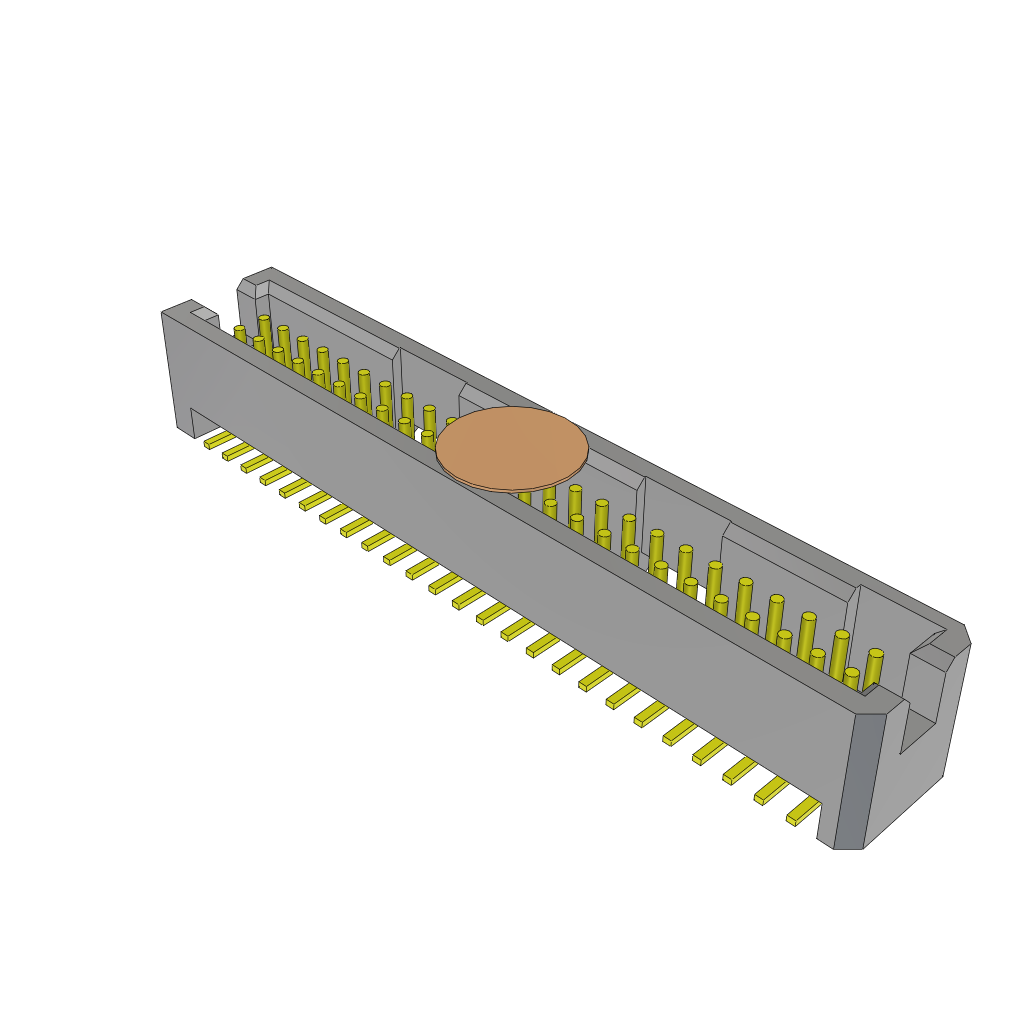 Samtec-TFML-125-02-S-D-K Connector Headers and PCB Receptacles Conn Shrouded Header (4 Sides) HDR 50 POS 1.27mm Solder ST Top Entry SMD TIGER EYE™ Tube
