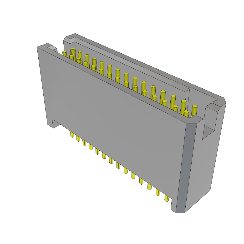 Samtec-TFM-115-31-S-D Steckverbinderleisten und Leiterplattenbuchsen Conn Shrouded Header (4 Sides) HDR 30 POS 1.27mm Solder ST Top Entry Thru-Hole TIGER EYE™ Tube
