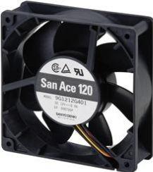 SANYO DENKI-9G1224G401 Gebläse und Lüfter DC Fan Axial Ball Bearing 24V 20.4V to 27.6V 130CFM 51dB 119 X 119 X 25mm