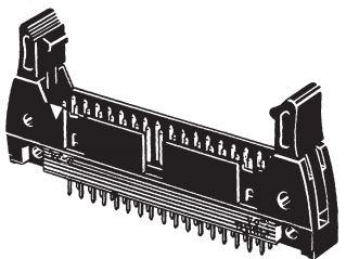 Omron-XG4A-3031 Connector Headers and PCB Receptacles Conn Ejector Header HDR 30 POS 2.54mm Solder ST Top Entry Thru-Hole