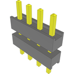 Conn Board Stacker HDR 4 POS 2.54mm Solder ST Top Entry Thru-Hole Bulk