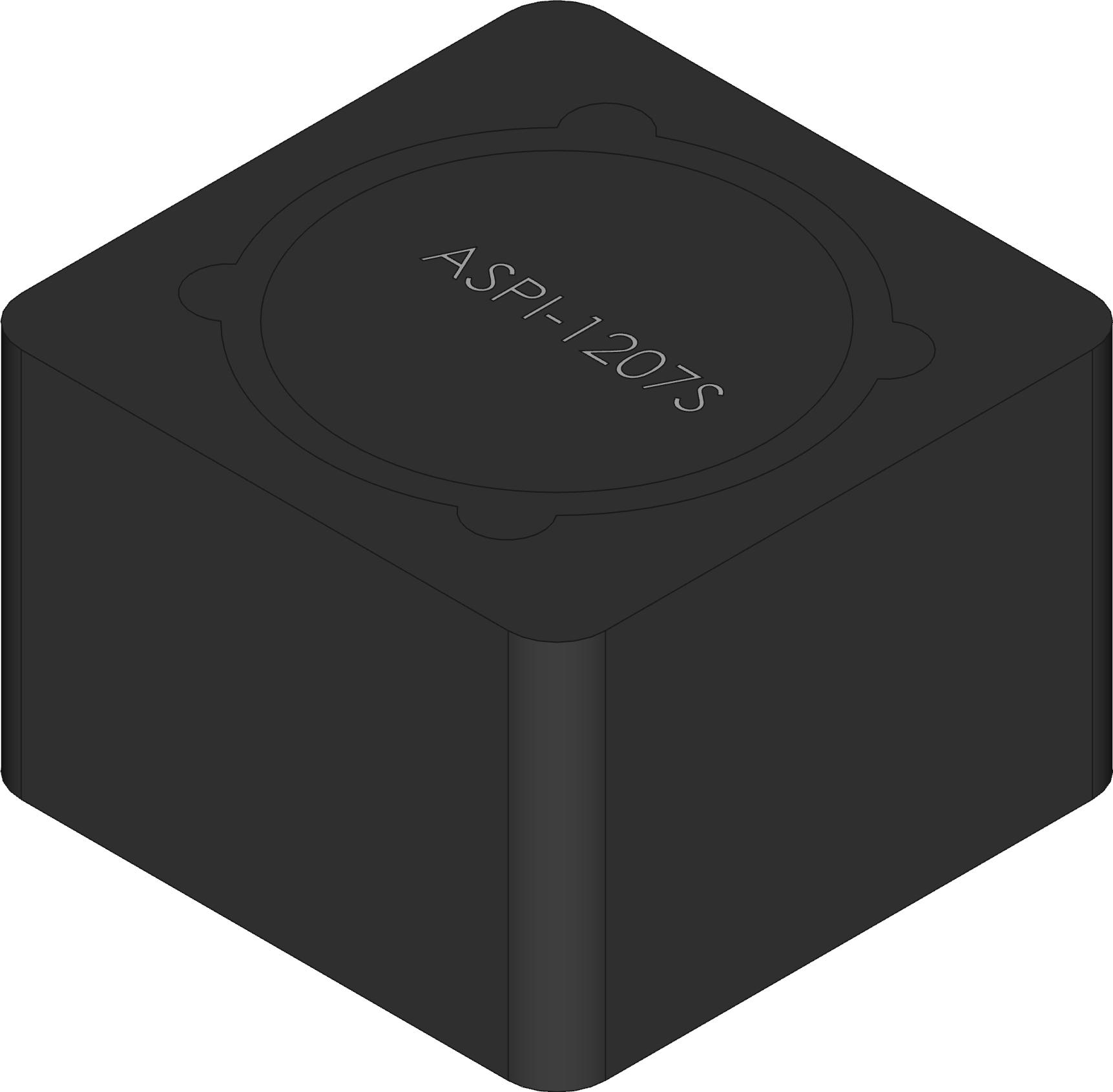 Abracon-ASPI-1207S-560M-T Induktionsspule, Oberflächenmontage Inductor Power Shielded Wirewound 56uH 20% 1KHz 2.35A 0.11Ohm DCR T/R