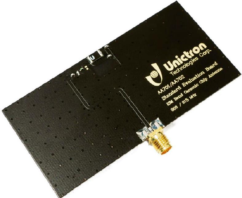Unictron Technologies Corporation-H2B1SG1A1S0300 Antenne Antenna Ceramic Chip -0.9dBi Gain 870MHz 3-Pin
