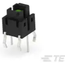 TE Connectivity-FSMIJ61BG04 Conmutador táctil Switch Tactile OFF (ON) SPST Rectangular Button PC Pins 0.05A 12VDC 500000Cycles 0.98N Thru-Hole