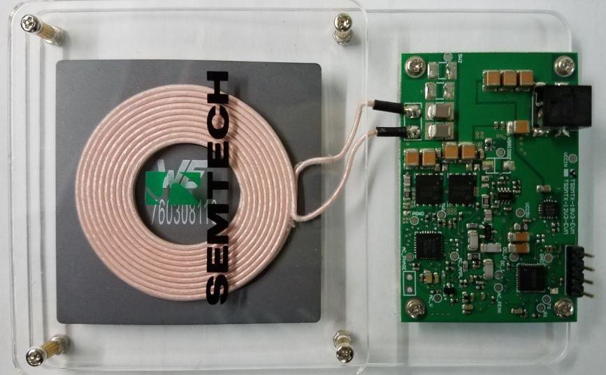 Semtech-TSDMTX-19V3-EVM Energiemanagement, Entwicklungsplatinen und -kits TS80003/TS30011/TS61002/TS94033 DC to DC Converter and Switching Regulator Chip/Wireless Charging Evaluation Board