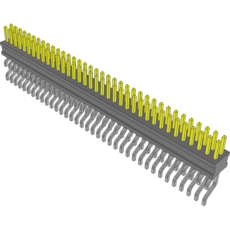 Samtec-FTSH-136-01-L-DH Connector Headers and PCB Receptacles Conn Unshrouded Header HDR 72 POS 1.27mm Solder RA Side Entry SMD TIGER CLAW™ Tube
