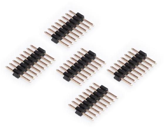 MikroElektronika-MIKROE-6252 Steckverbinderleisten und Leiterplattenbuchsen Conn Unshrouded Header HDR 8 POS 1.5mm Solder ST Thru-Hole