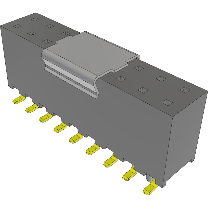Samtec-SQW-109-01-L-D-VS-A-P Steckverbinderleisten und Leiterplattenbuchsen Conn Socket Strip SKT 18 POS 2mm Solder ST Top Entry SMD Tube