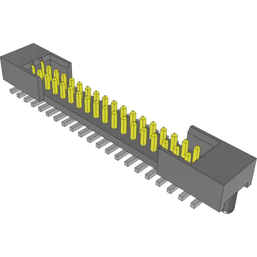 Samtec-FTS-117-02-L-DV-SA Steckverbinderleisten und Leiterplattenbuchsen Conn Shrouded Header HDR 34 POS 1.27mm Solder ST Top Entry SMD Tube