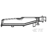 TE Connectivity-929674-1 Steckverbinderzubehör Connector Accessories Cover Right Angle Polyamide Black Carton