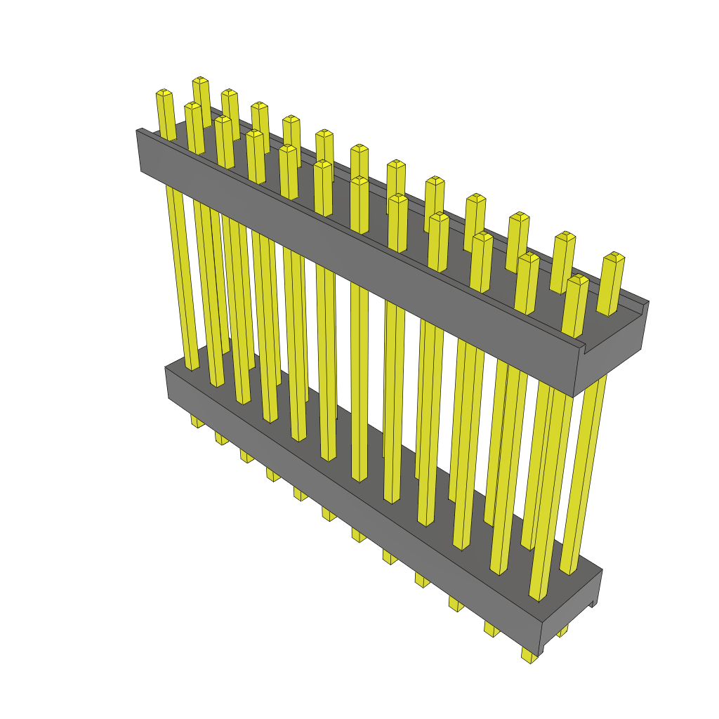 Samtec-ZW-12-11-T-D-745-092 Steckverbinderleisten und Leiterplattenbuchsen Conn Board Stacker HDR 24 POS 2.54mm Solder ST Top Entry Thru-Hole FLEX STACK Bulk