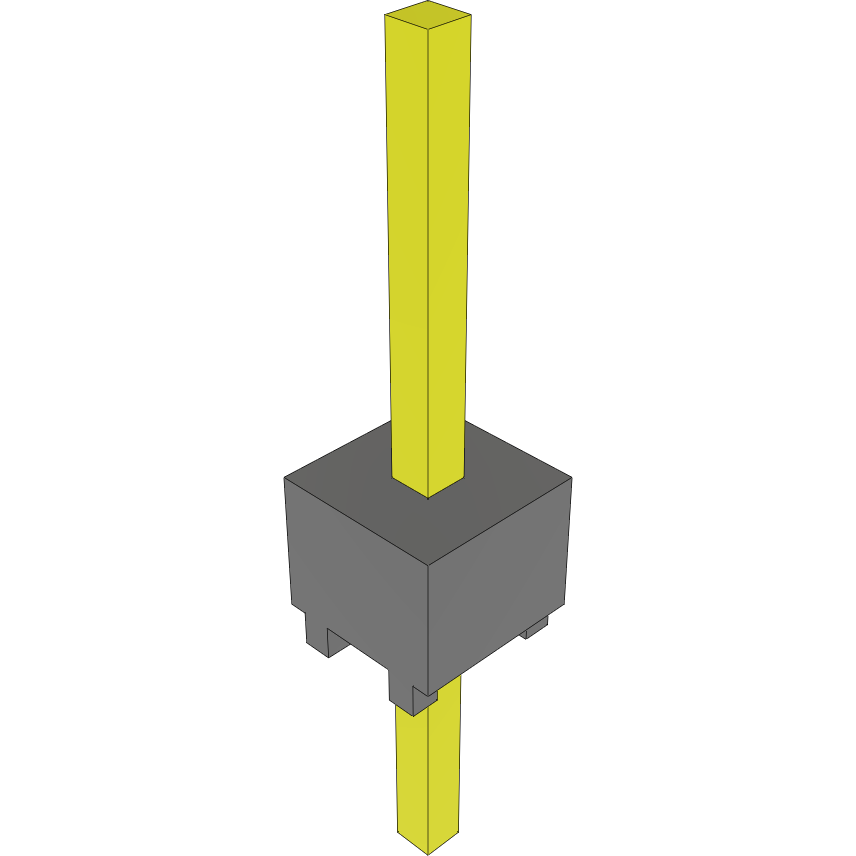 Samtec-MTSW-101-24-G-S-230 Steckverbinderleisten und Leiterplattenbuchsen Conn Unshrouded Header HDR 1 POS Solder ST Top Entry Thru-Hole Bulk
