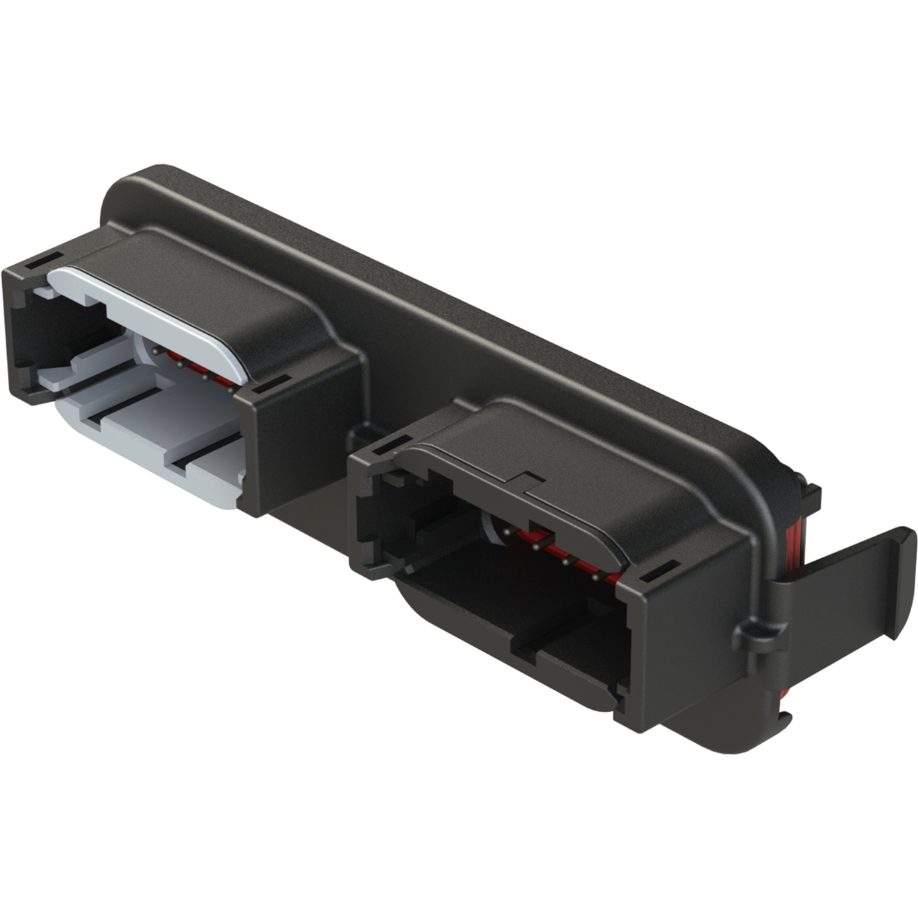 Amphenol-ATM13-12PA-12PB-BM03 连接器插头及 PCB 插座 Conn Shrouded Header (4 Sides) HDR 24 POS 4.2mm Solder RA Side Entry Thru-Hole Box
