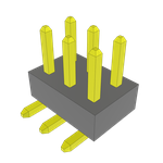 Conn Unshrouded Header HDR 6 POS 2mm Solder ST Top Entry SMD Bulk