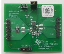 Texas Instruments-TPS62125EVM-044 Cartes et kits de développement de gestion de la puissance TPS62125 DC to DC Converter and Switching Regulator Chip 3.3V Output Evaluation Board